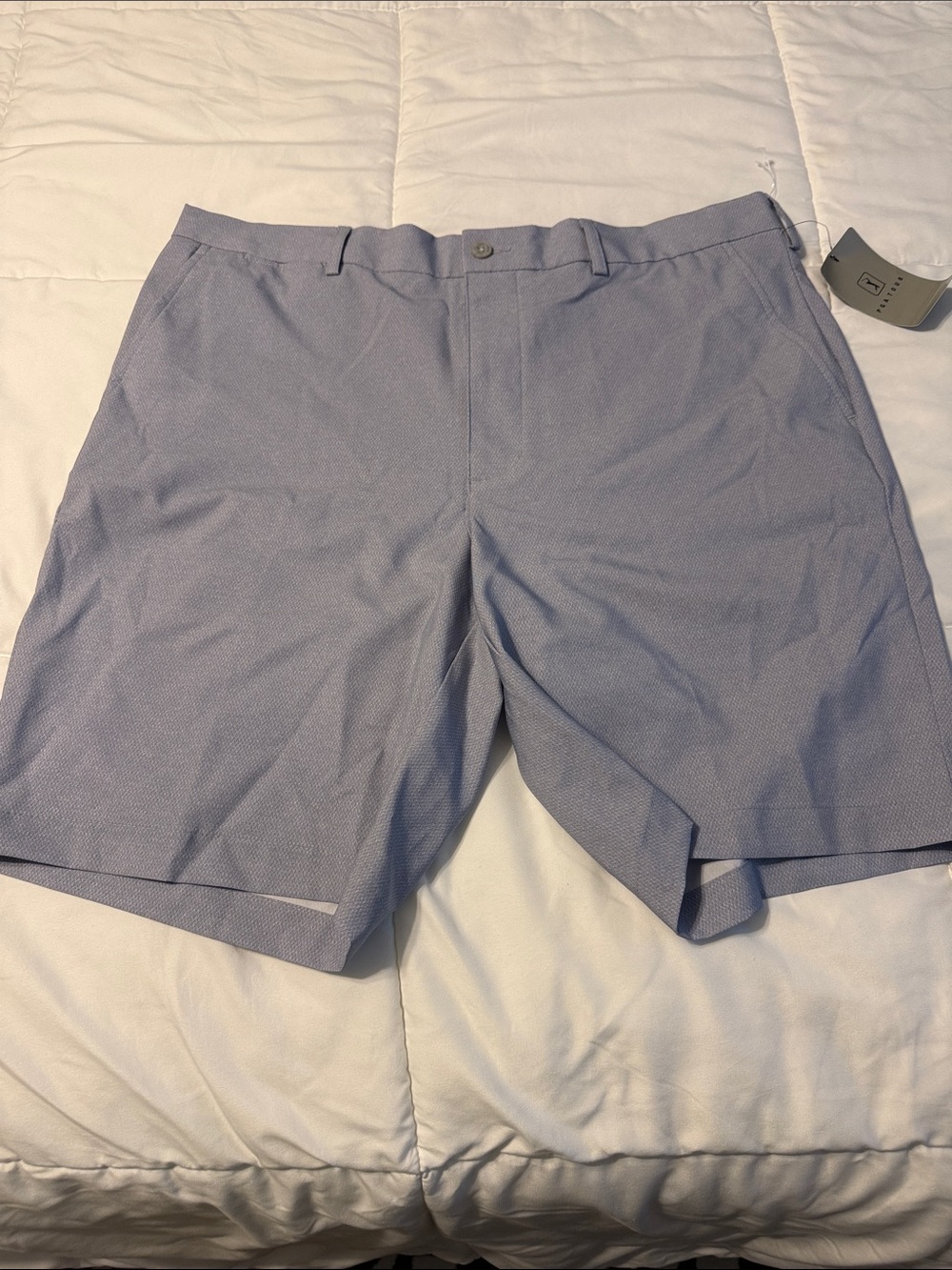 Light Blue Men's Performance Golf Shorts
